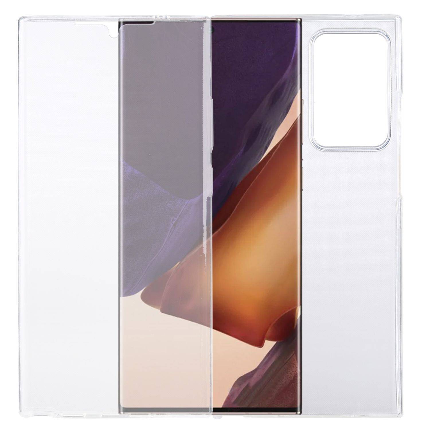 Samsung Galaxy Note 20 Handyhülle Full-Cover 360 Grad Full Cover Transparent