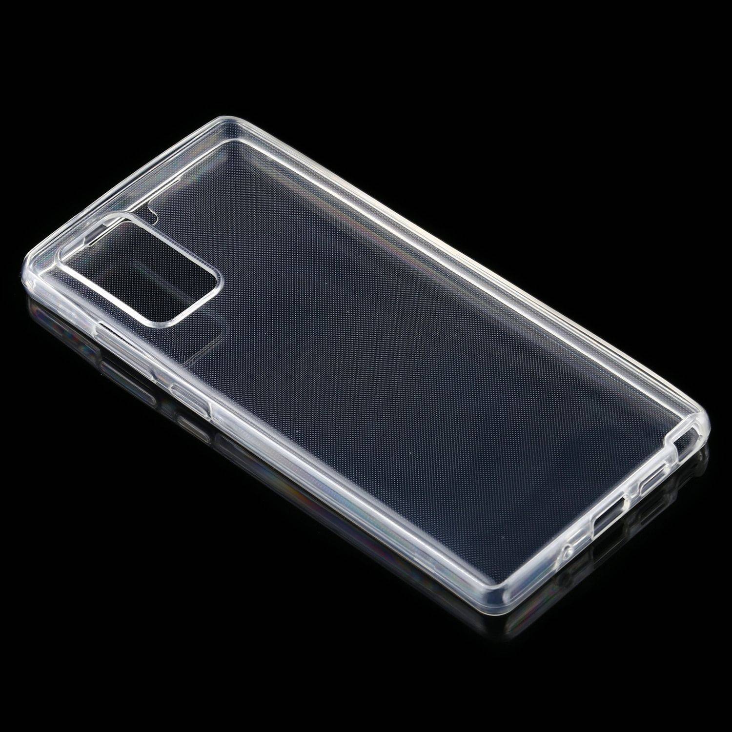 Samsung Galaxy Note 20 Handyhülle Full-Cover 360 Grad Full Cover Transparent
