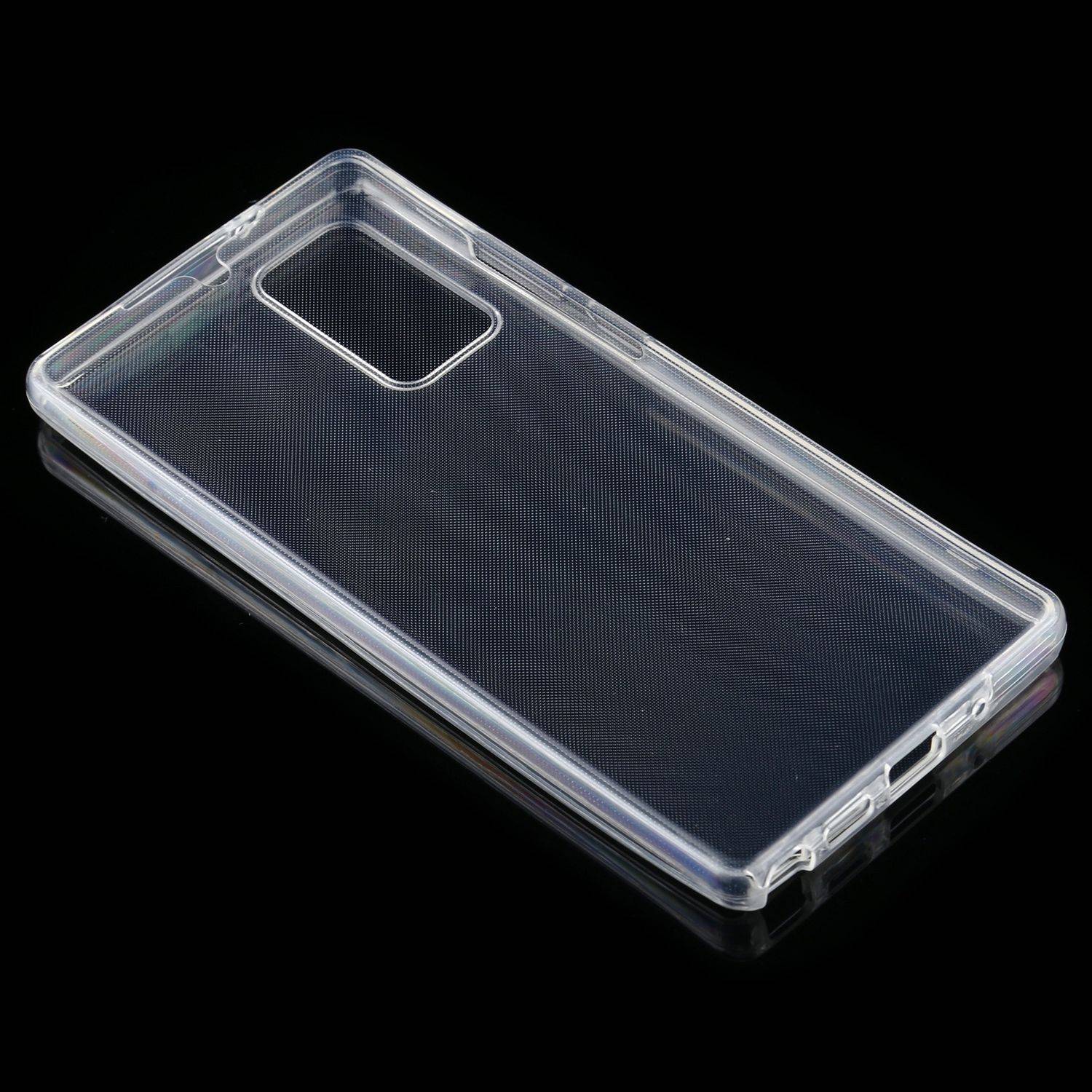 Samsung Galaxy Note 20 Handyhülle Full-Cover 360 Grad Full Cover Transparent