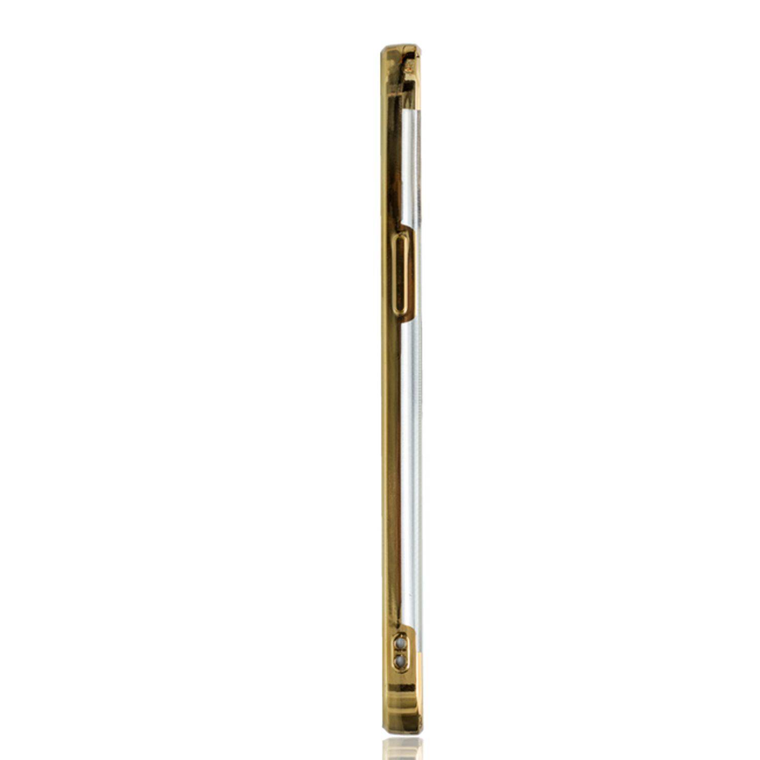 Apple iPhone 12 Mini Handyhülle Bumper Backcover Gold