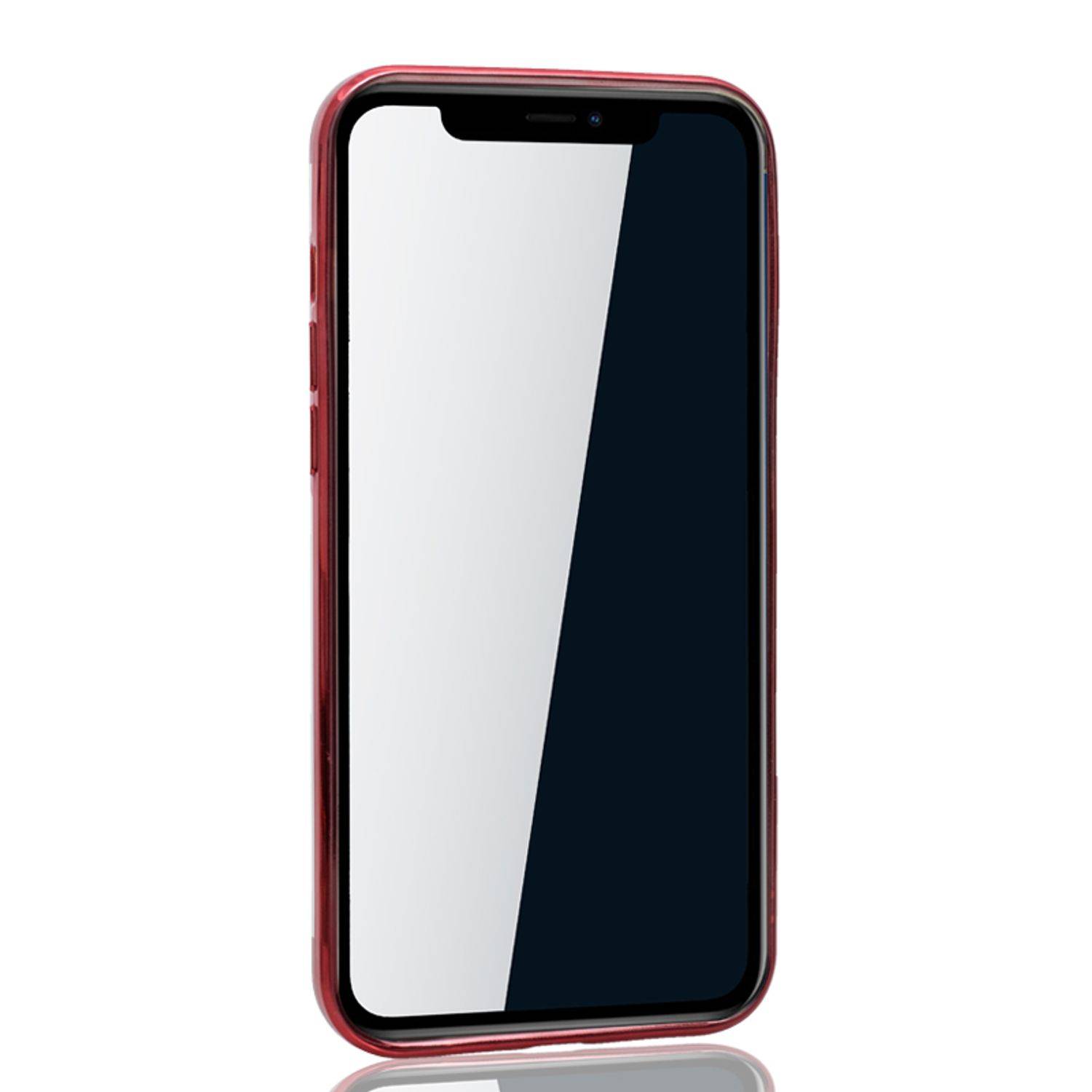 Apple iPhone 12 Mini Handyhülle Bumper Backcover Rot