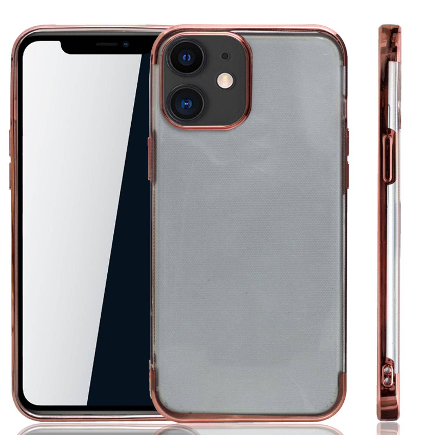 Apple iPhone 12 Mini Handyhülle Bumper Backcover Rosa