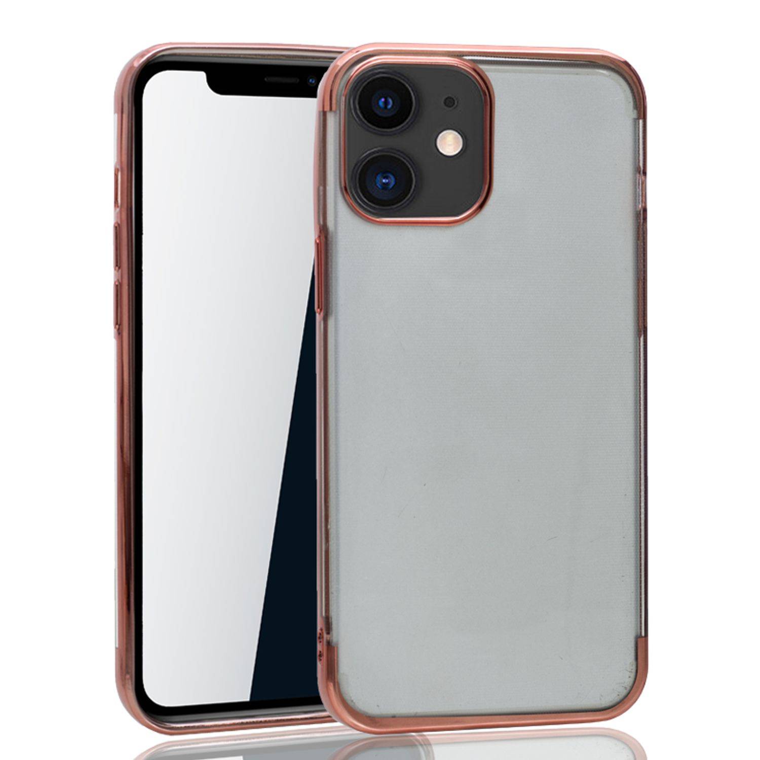 Apple iPhone 12 Mini Handyhülle Bumper Backcover Rosa
