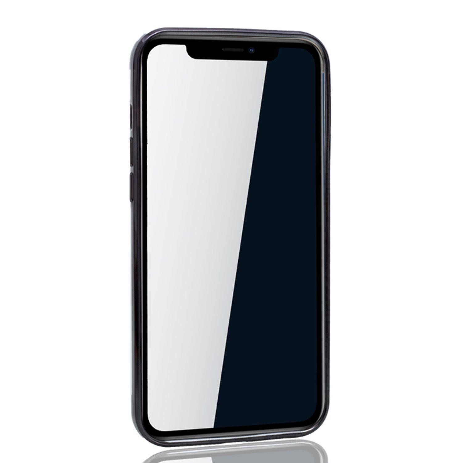 Apple iPhone 12 Pro Max Handyhülle Bumper Backcover Schwarz