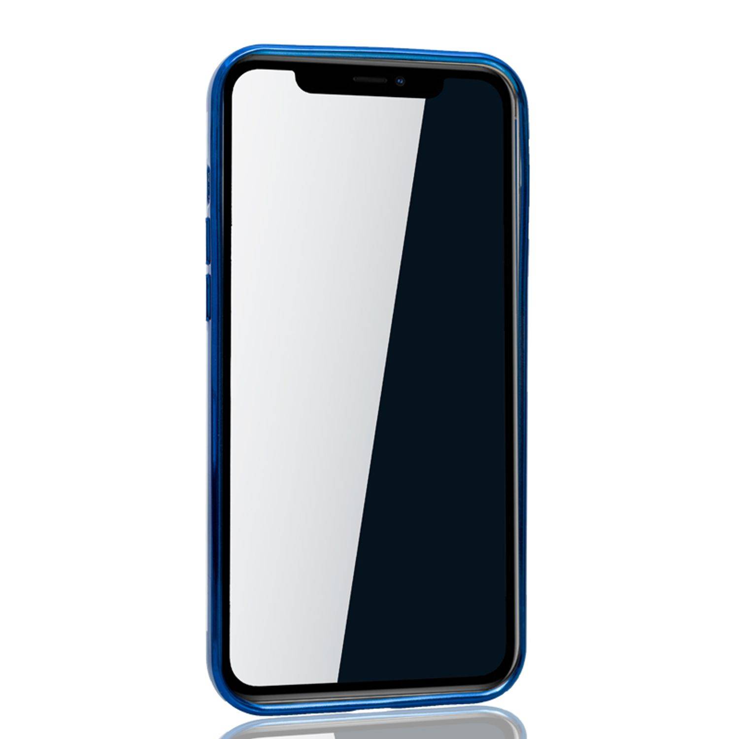 Apple iPhone 12 Pro Max Handyhülle Bumper Backcover Blau