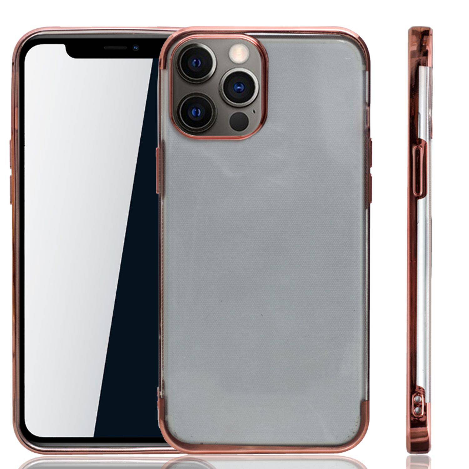 Apple iPhone 12 Pro Max Handyhülle Bumper Backcover Rosa