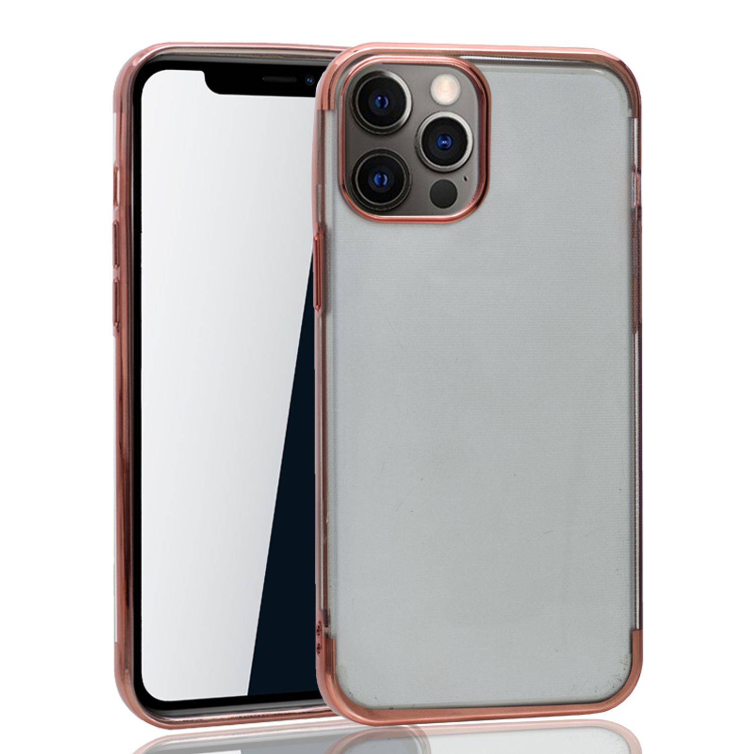 Apple iPhone 12 Pro Max Handyhülle Bumper Backcover Rosa