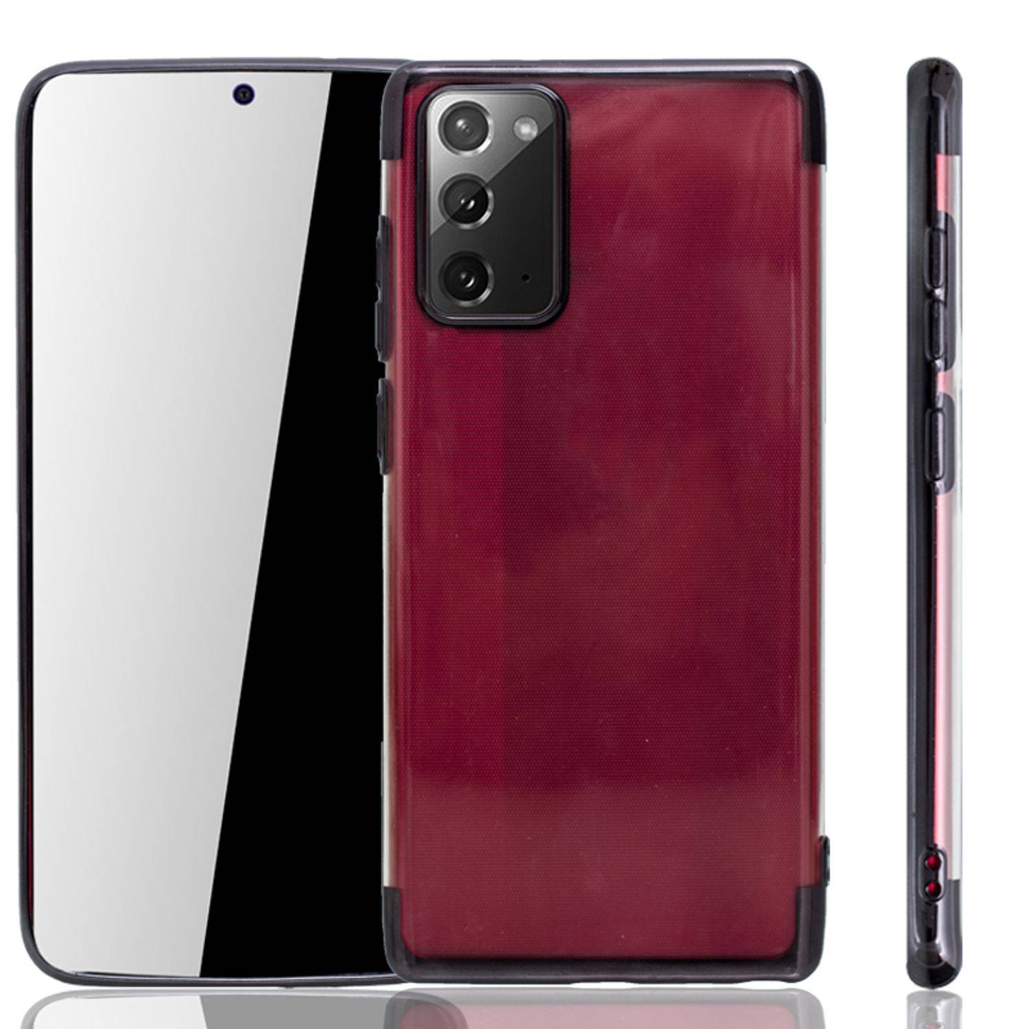 Samsung Galaxy Note 20 Handyhülle Bumper Backcover Schwarz