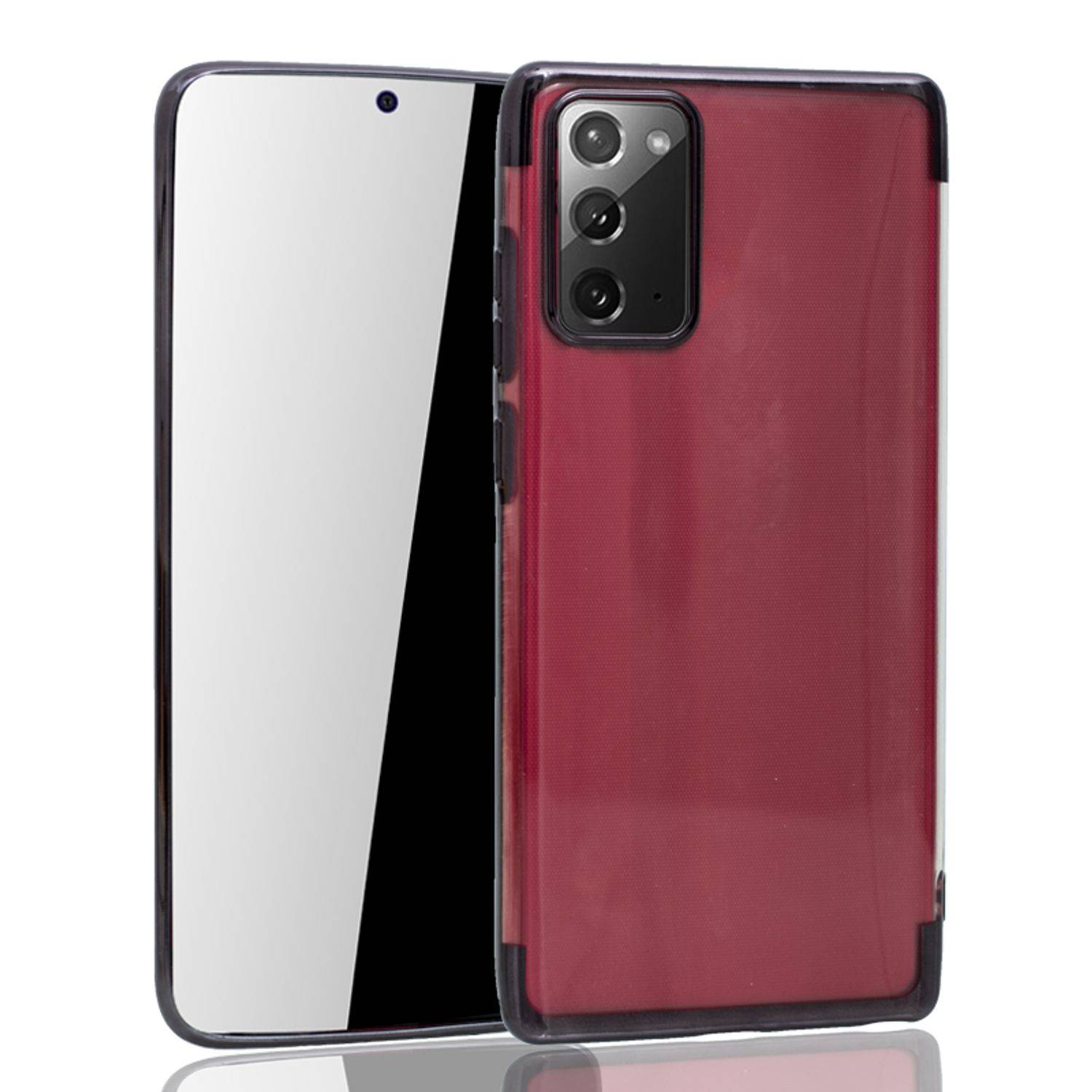 Samsung Galaxy Note 20 Handyhülle Bumper Backcover Schwarz