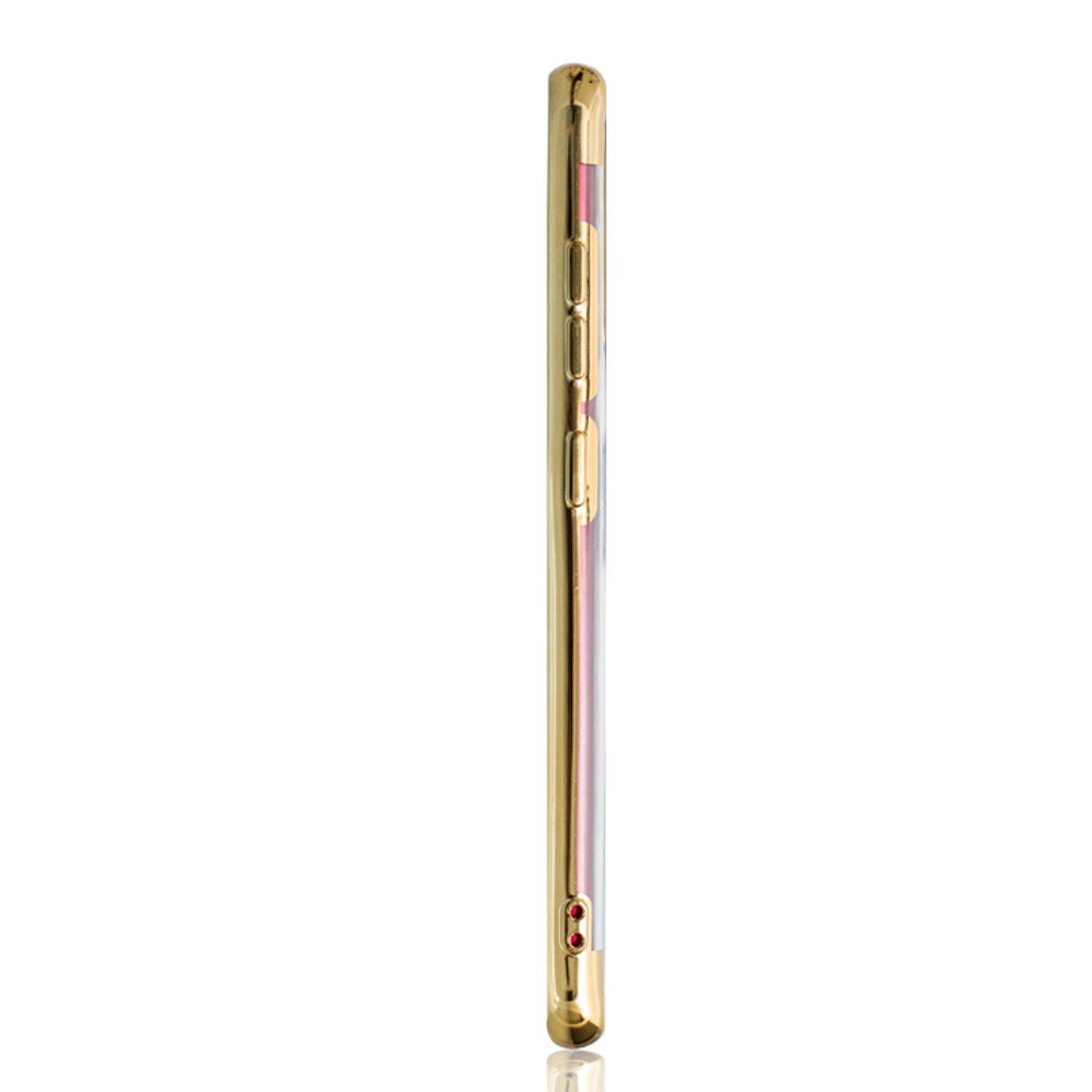 Samsung Galaxy Note 20 Handyhülle Bumper Backcover Gold