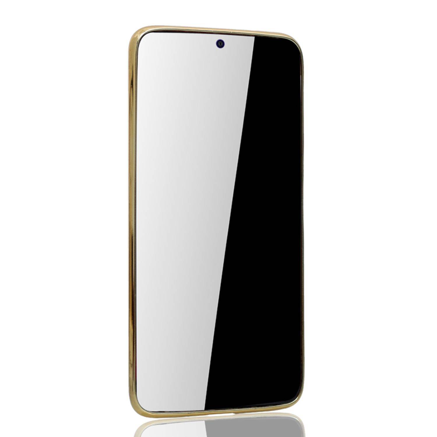Samsung Galaxy Note 20 Handyhülle Bumper Backcover Gold