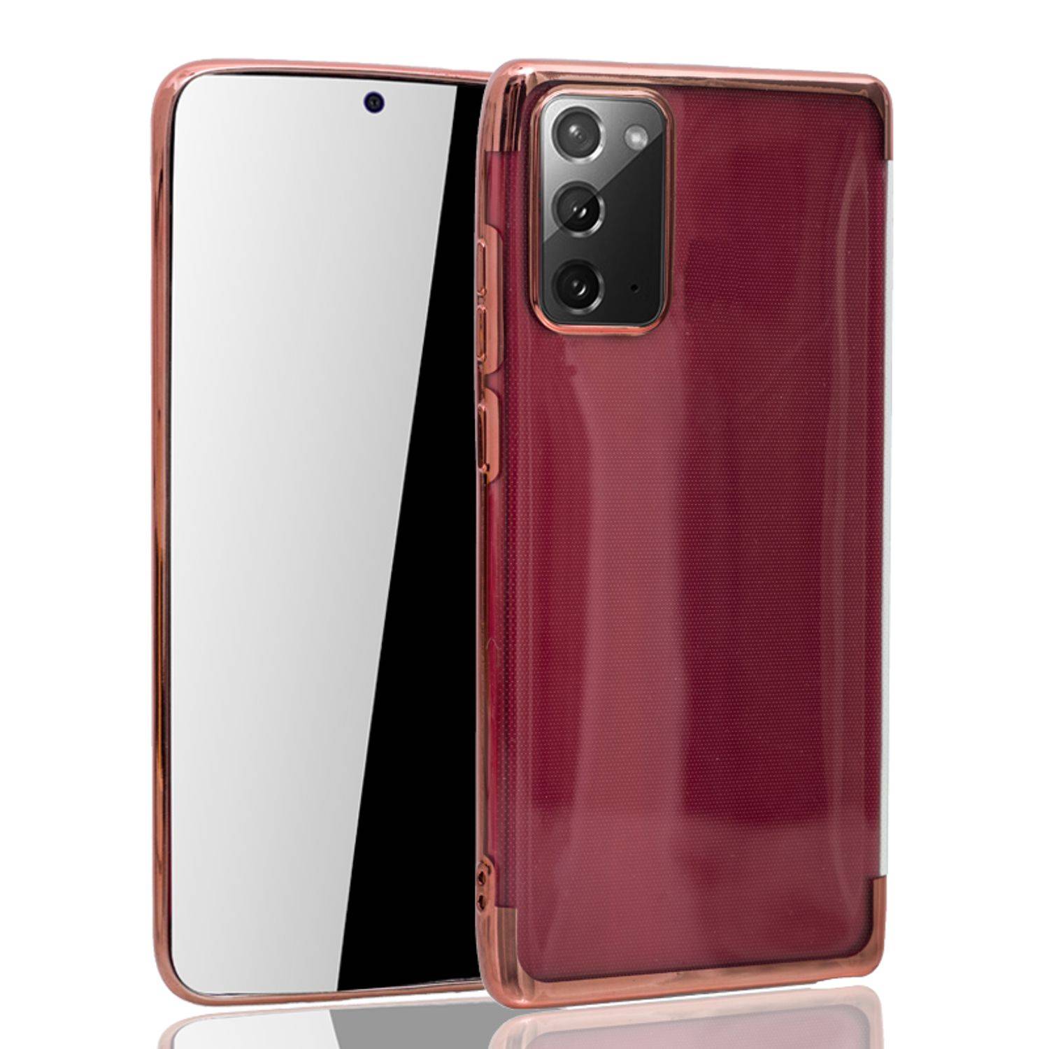Samsung Galaxy Note 20 Handyhülle Bumper Backcover Rosa
