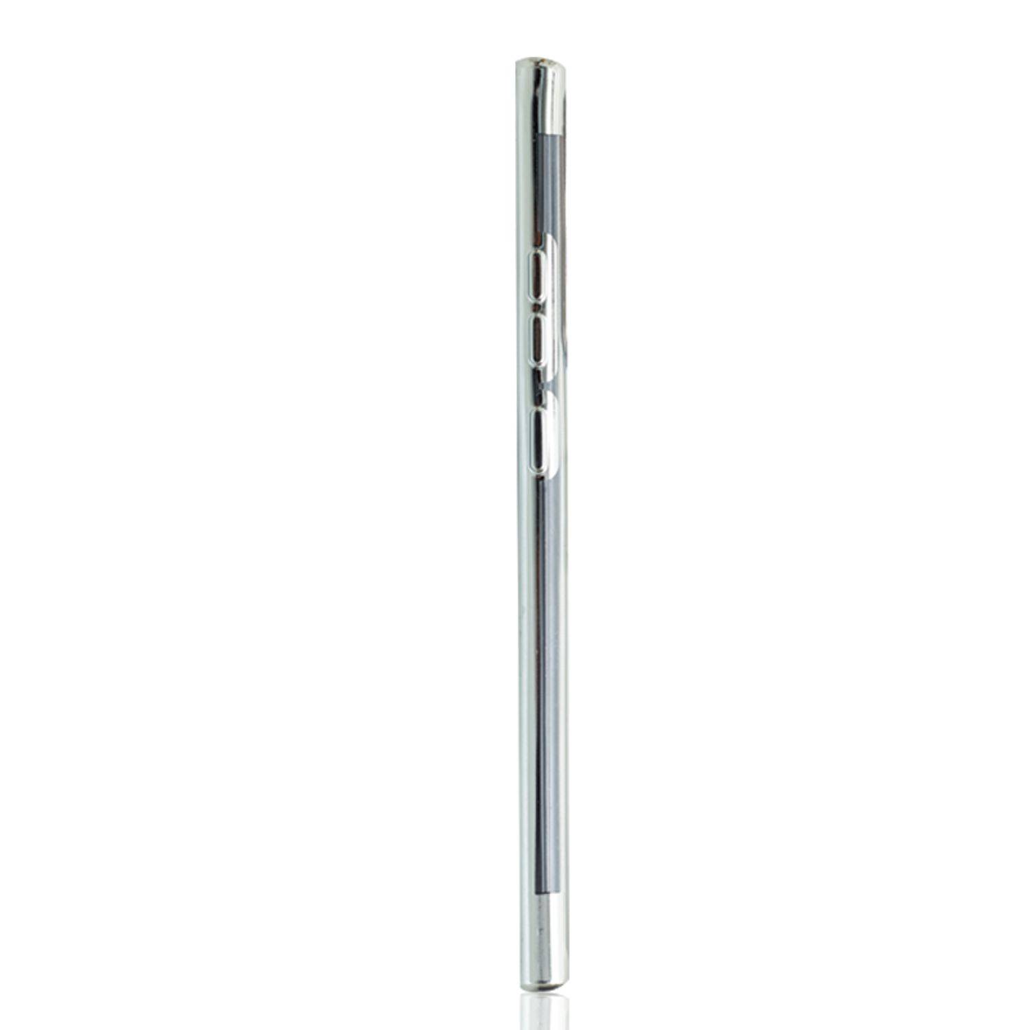 Samsung Galaxy Note 20 Ultra Handyhülle Bumper Backcover Silber