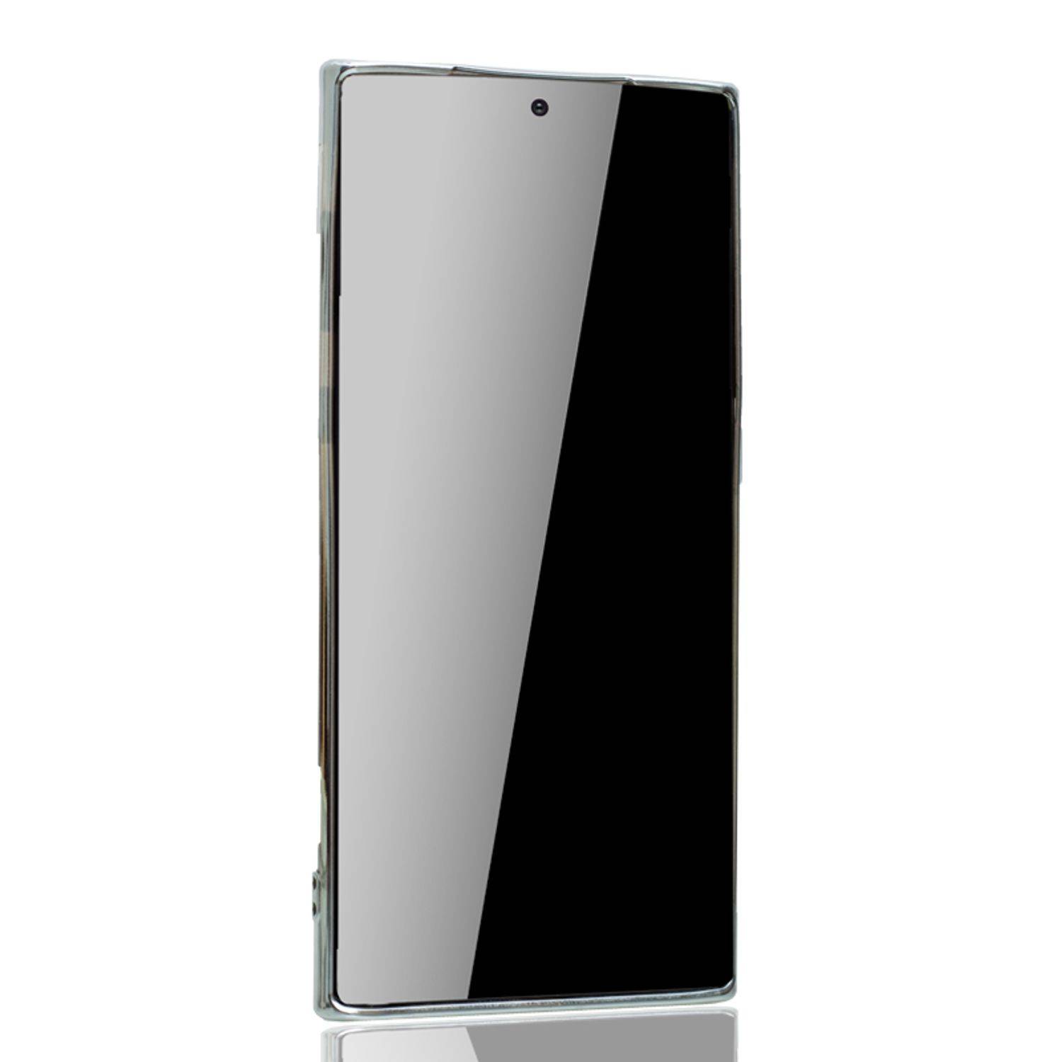 Samsung Galaxy Note 20 Ultra Handyhülle Bumper Backcover Silber
