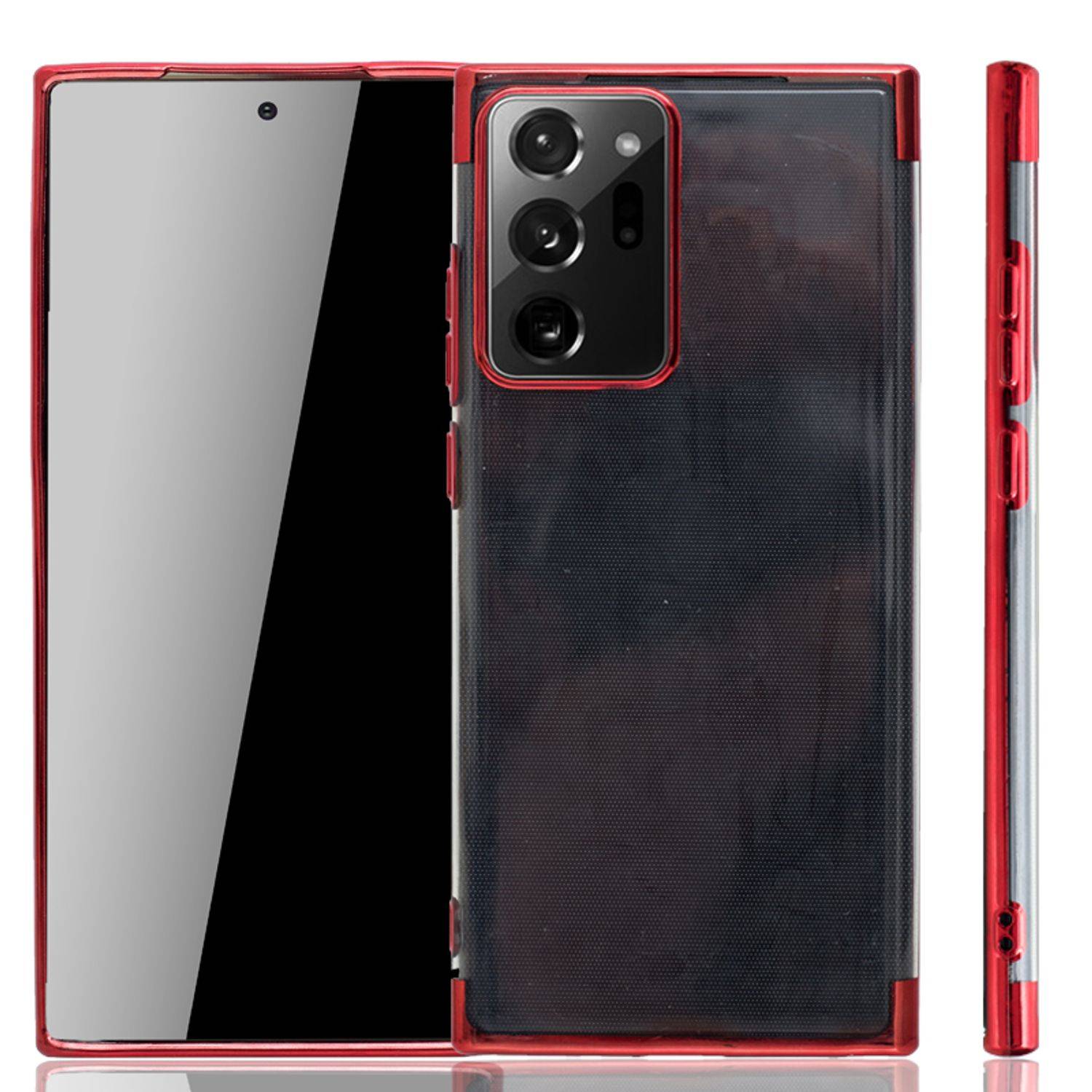 Samsung Galaxy Note 20 Ultra Handyhülle Bumper Backcover Rot