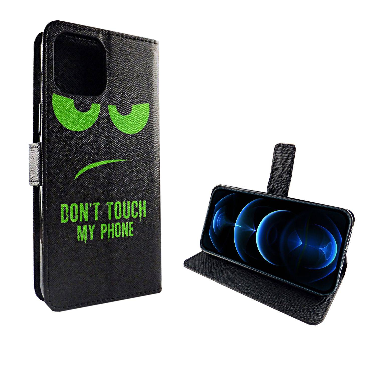 Apple iPhone 12 Pro Max Handyhülle Bookcover Grün