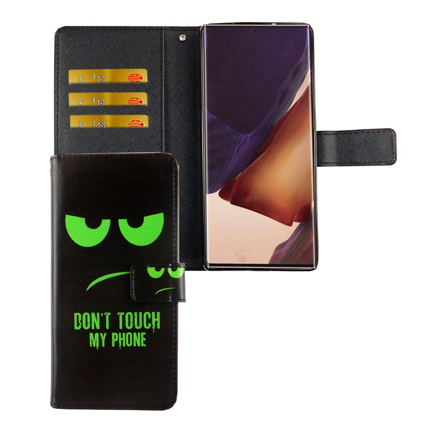 Samsung Galaxy Note 20 Handyhülle Bookcover Grün