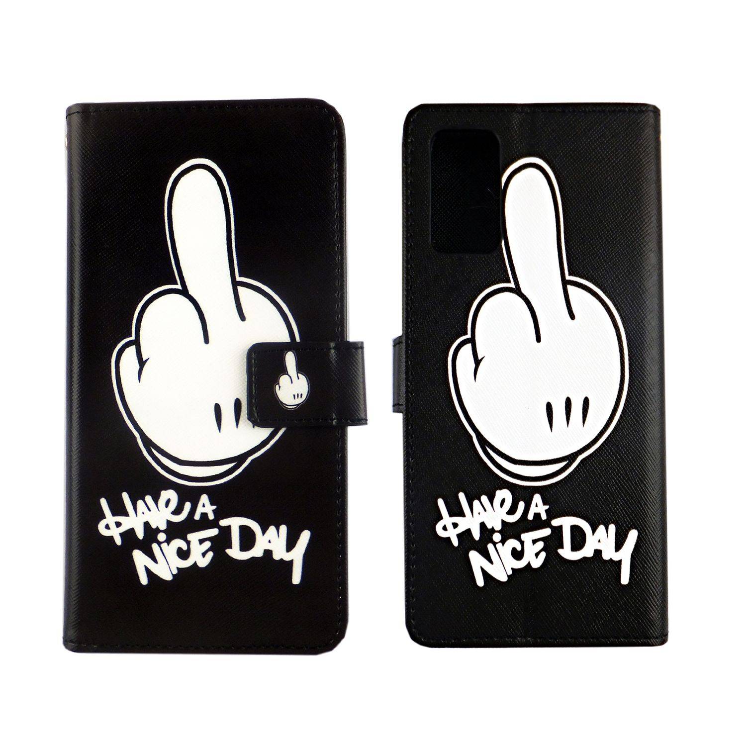 Samsung Galaxy Note 20 Handyhülle Bookcover Schwarz