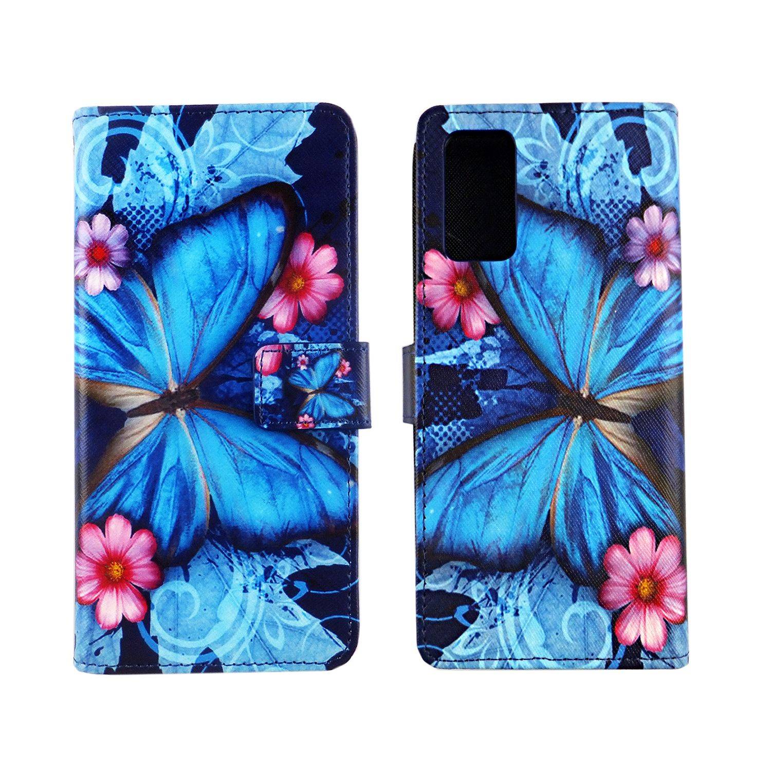 Samsung Galaxy Note 20 Handyhülle Bookcover Blau