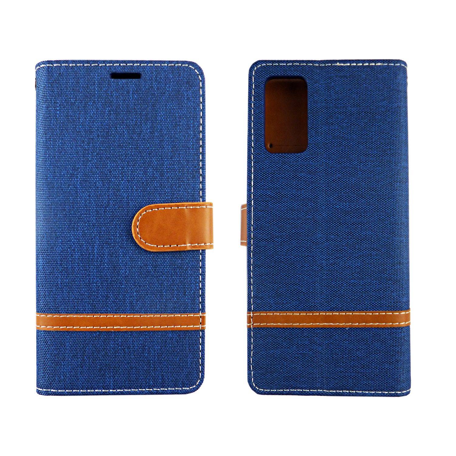 Samsung Galaxy Note 20 Handyhülle Bookcover Blau