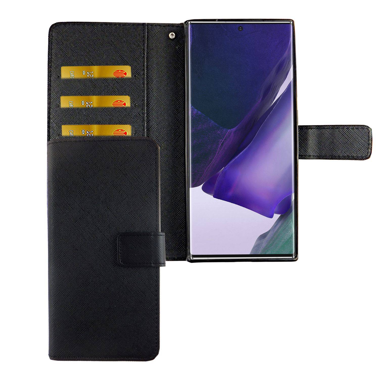 Samsung Galaxy Note 20 Ultra Handyhülle Bookcover Schwarz