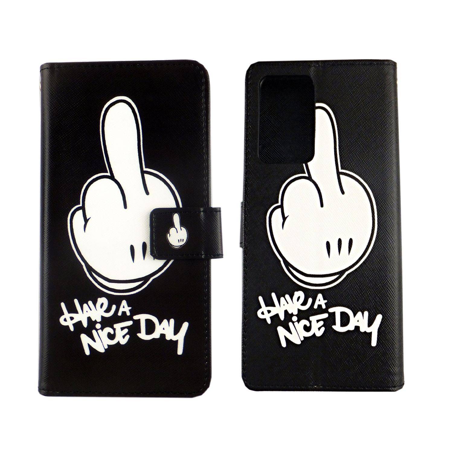 Samsung Galaxy Note 20 Ultra Handyhülle Bookcover Schwarz