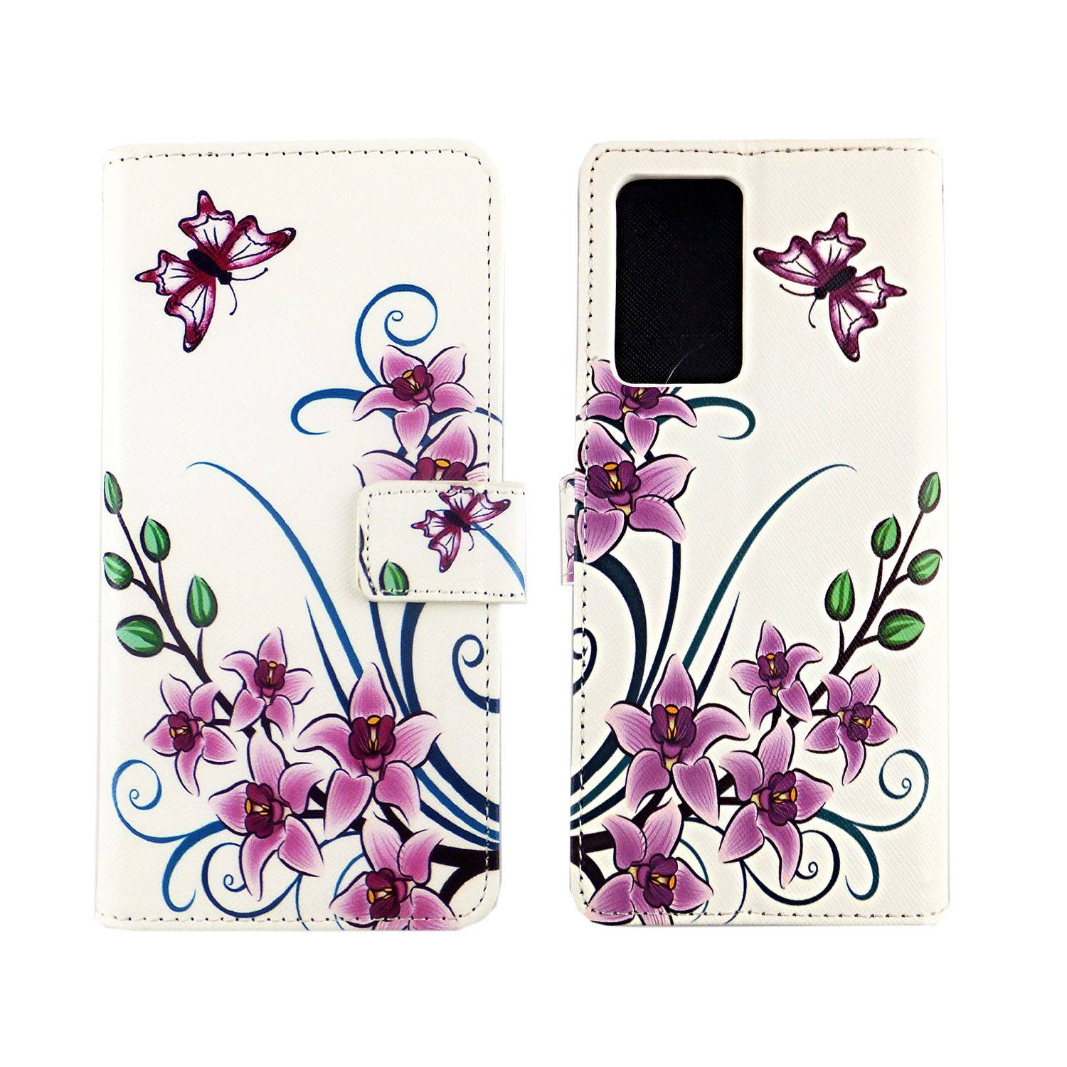 Samsung Galaxy Note 20 Ultra Handyhülle Bookcover Weiß