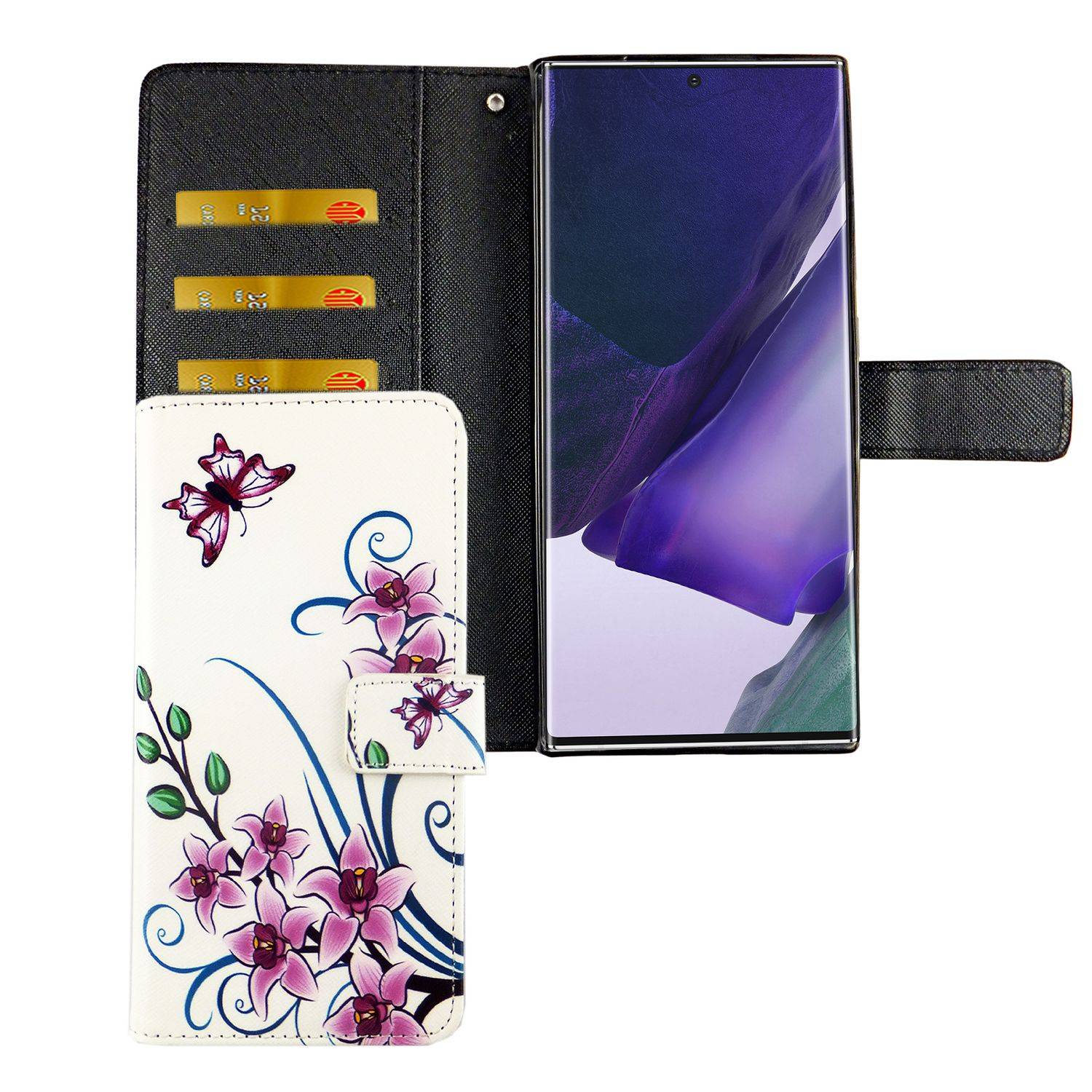 Samsung Galaxy Note 20 Ultra Handyhülle Bookcover Weiß