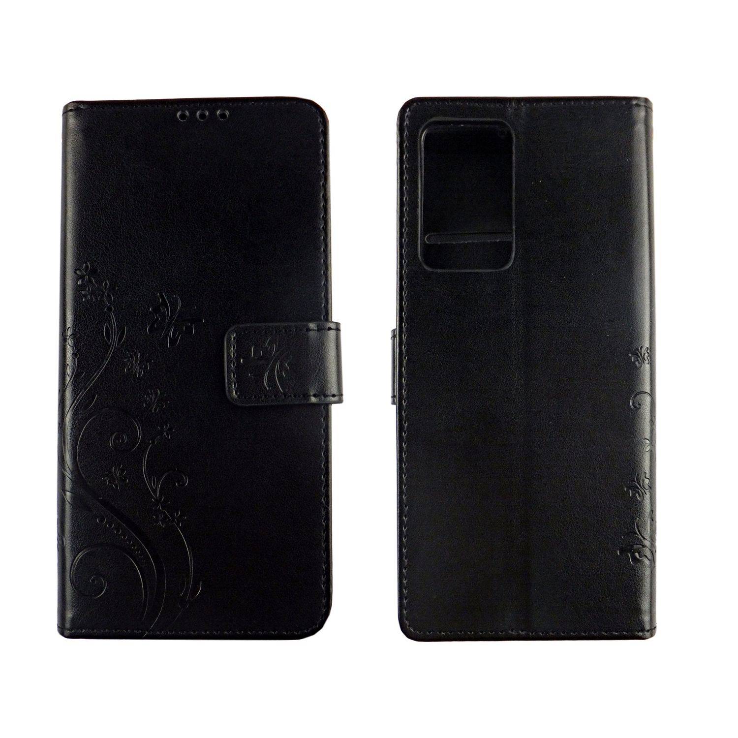 Samsung Galaxy Note 20 Ultra Handyhülle Bookcover Schwarz