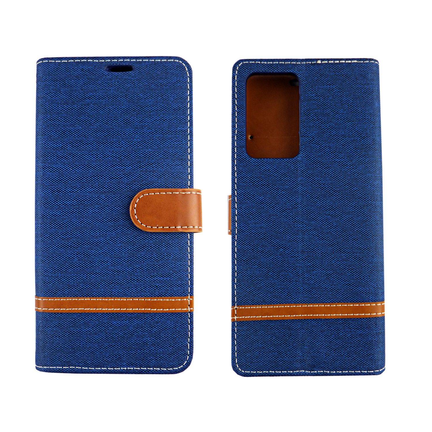 Samsung Galaxy Note 20 Ultra Handyhülle Bookcover Blau