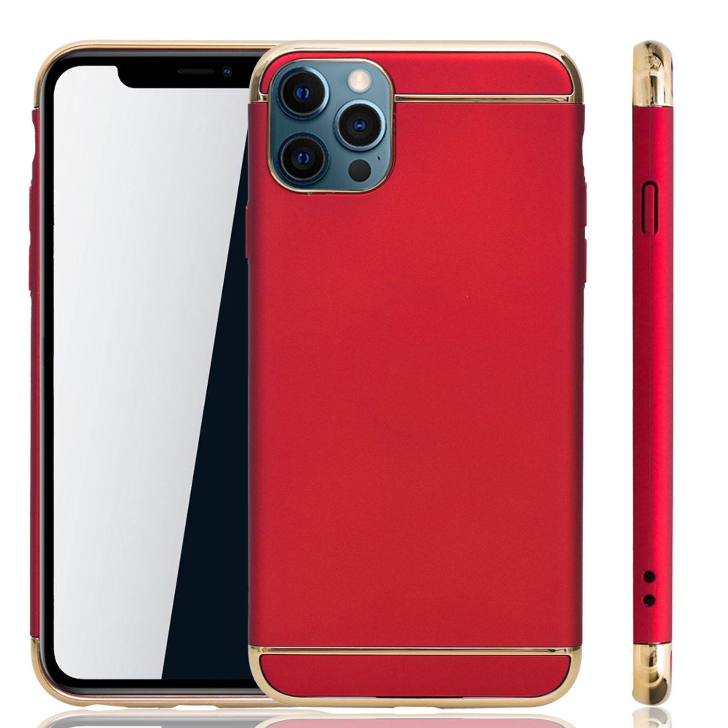 Apple iPhone 12 Pro Max Handyhülle Backcover Rot