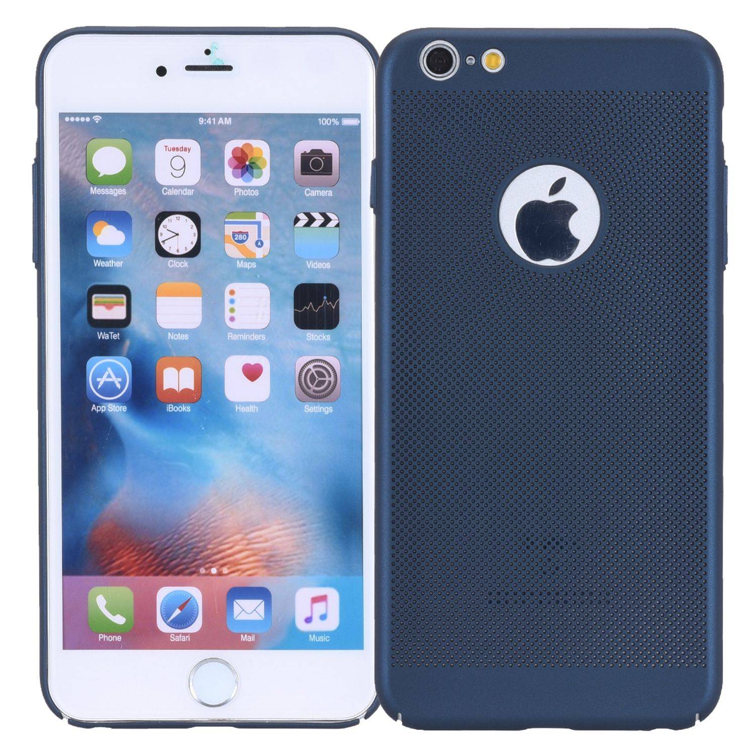 Apple iPhone 8 Plus Handyhülle Backcover Blau