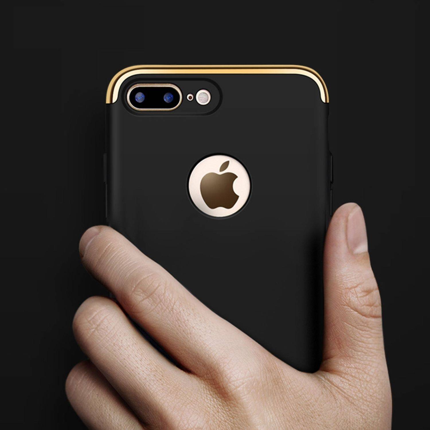 Apple iPhone 8 Plus Handyhülle Backcover Gold