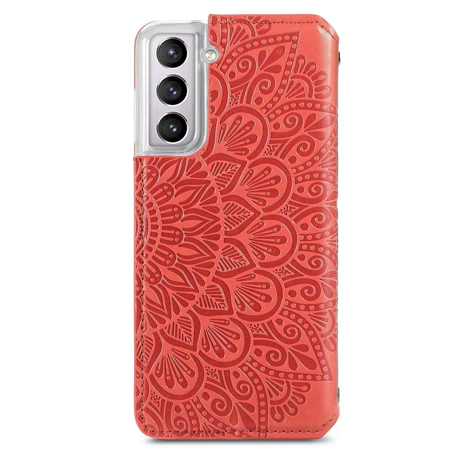 Samsung Galaxy S21 Plus Handyhülle Bookcover Rot