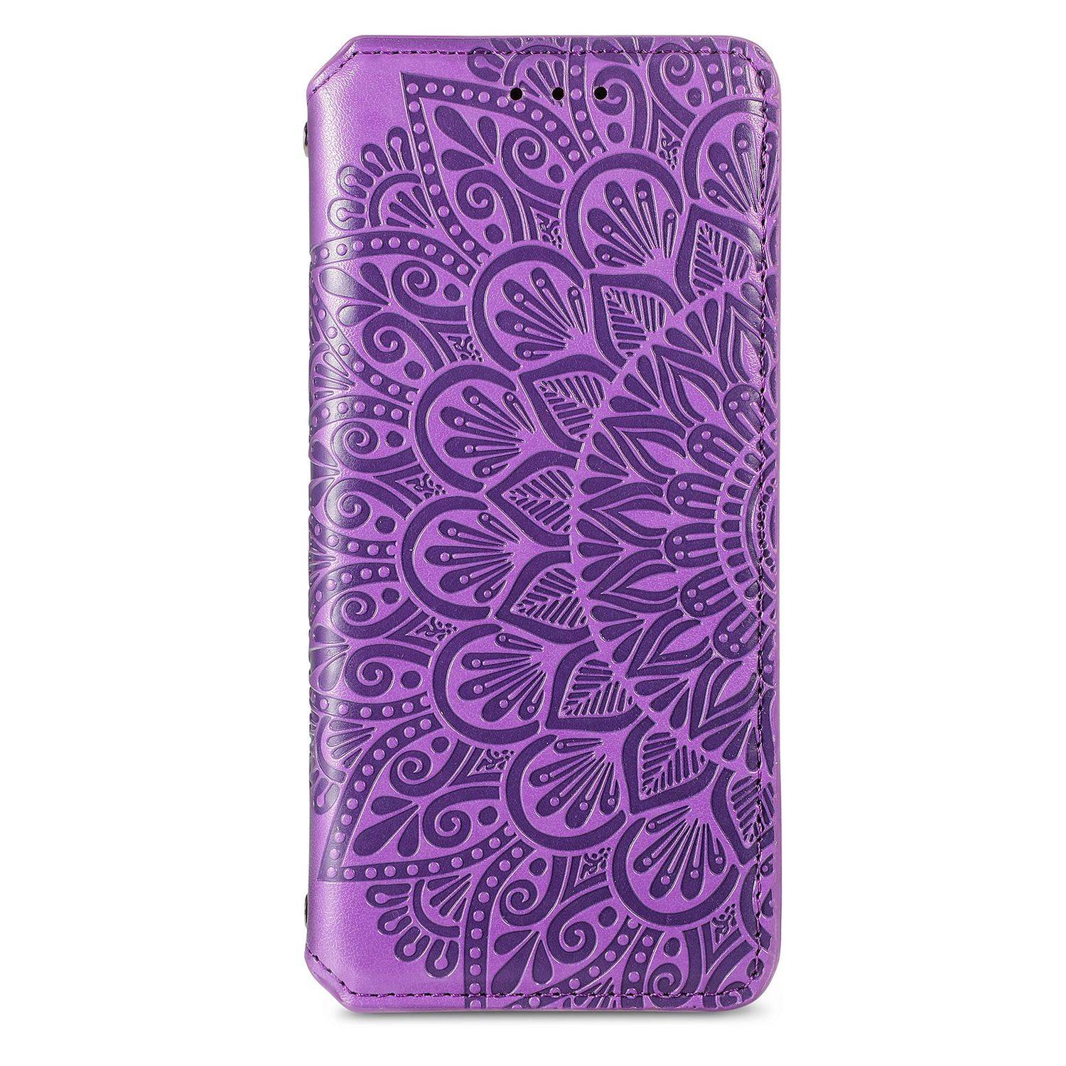 Samsung Galaxy S21 Ultra Handyhülle Bookcover Violett