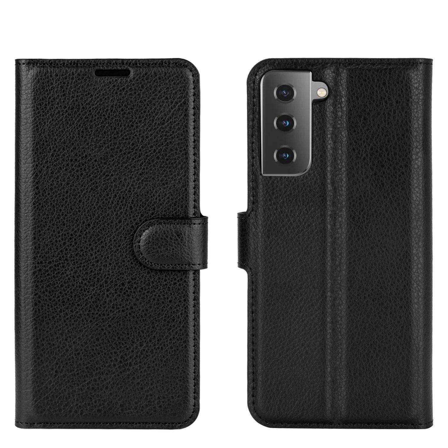 Samsung Galaxy S21 Plus Handyhülle Bookcover Schwarz