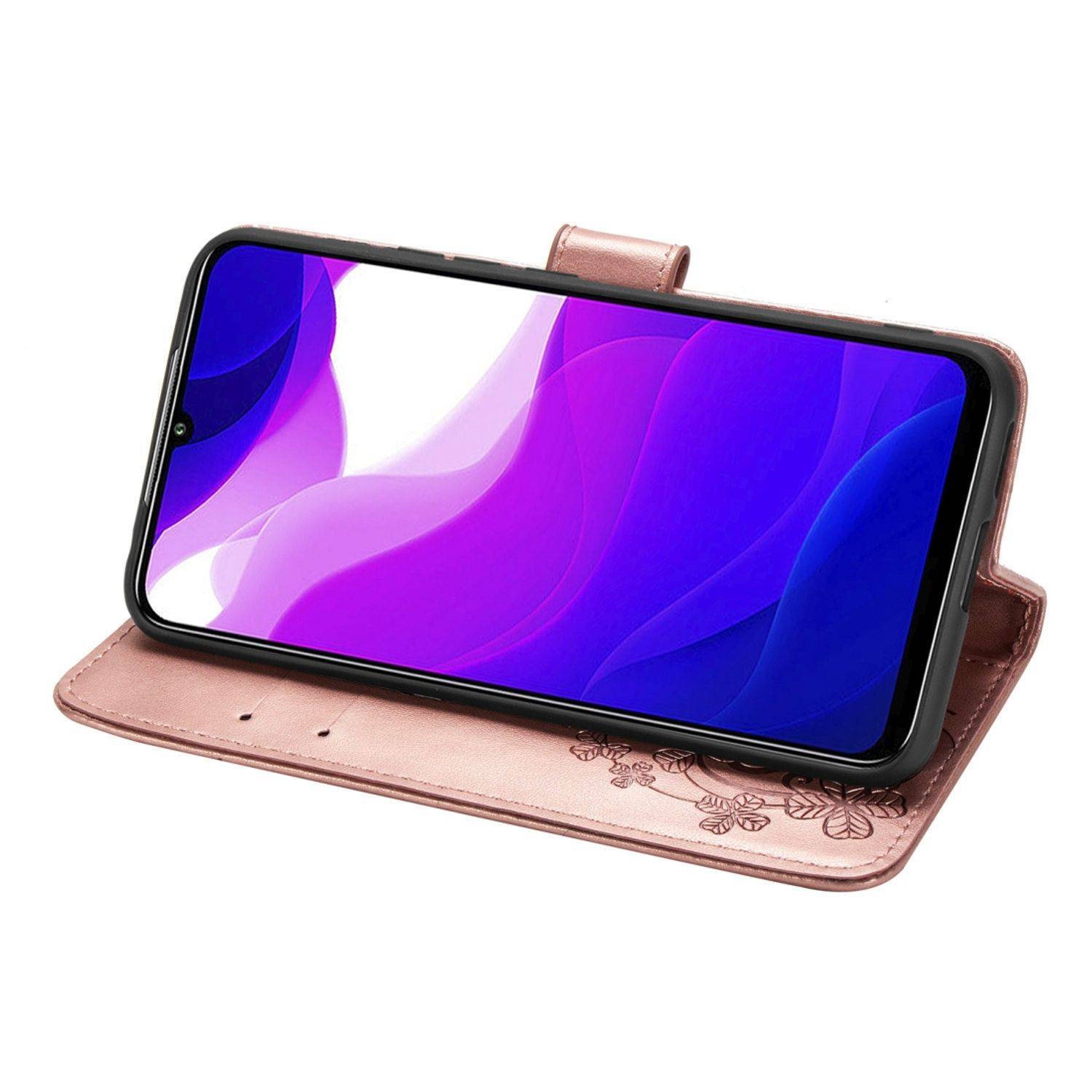 Xiaomi Mi 10 Lite 5G Handyhülle Bookcover Rosa