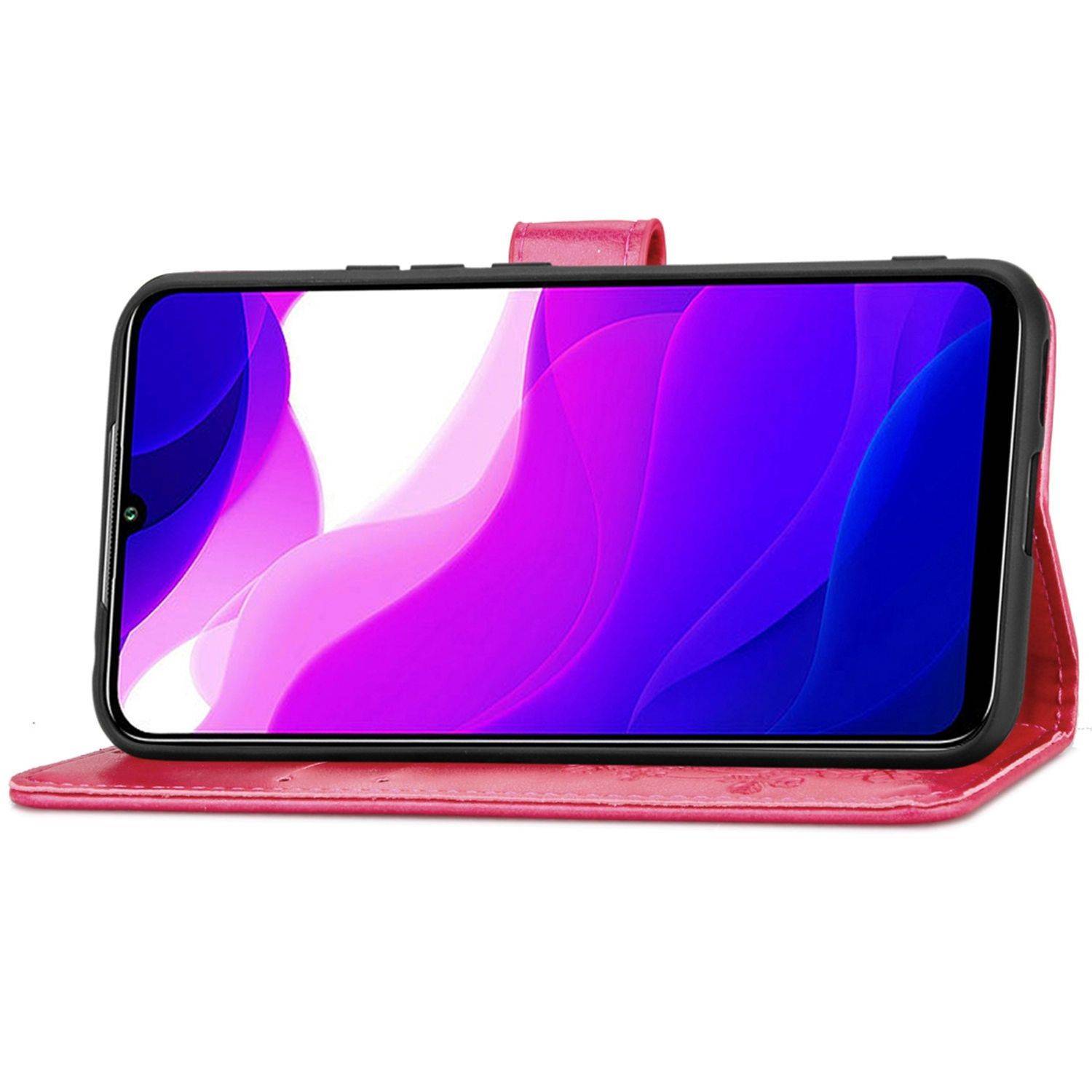 Xiaomi Mi 10 Lite 5G Handyhülle Bookcover Rosa
