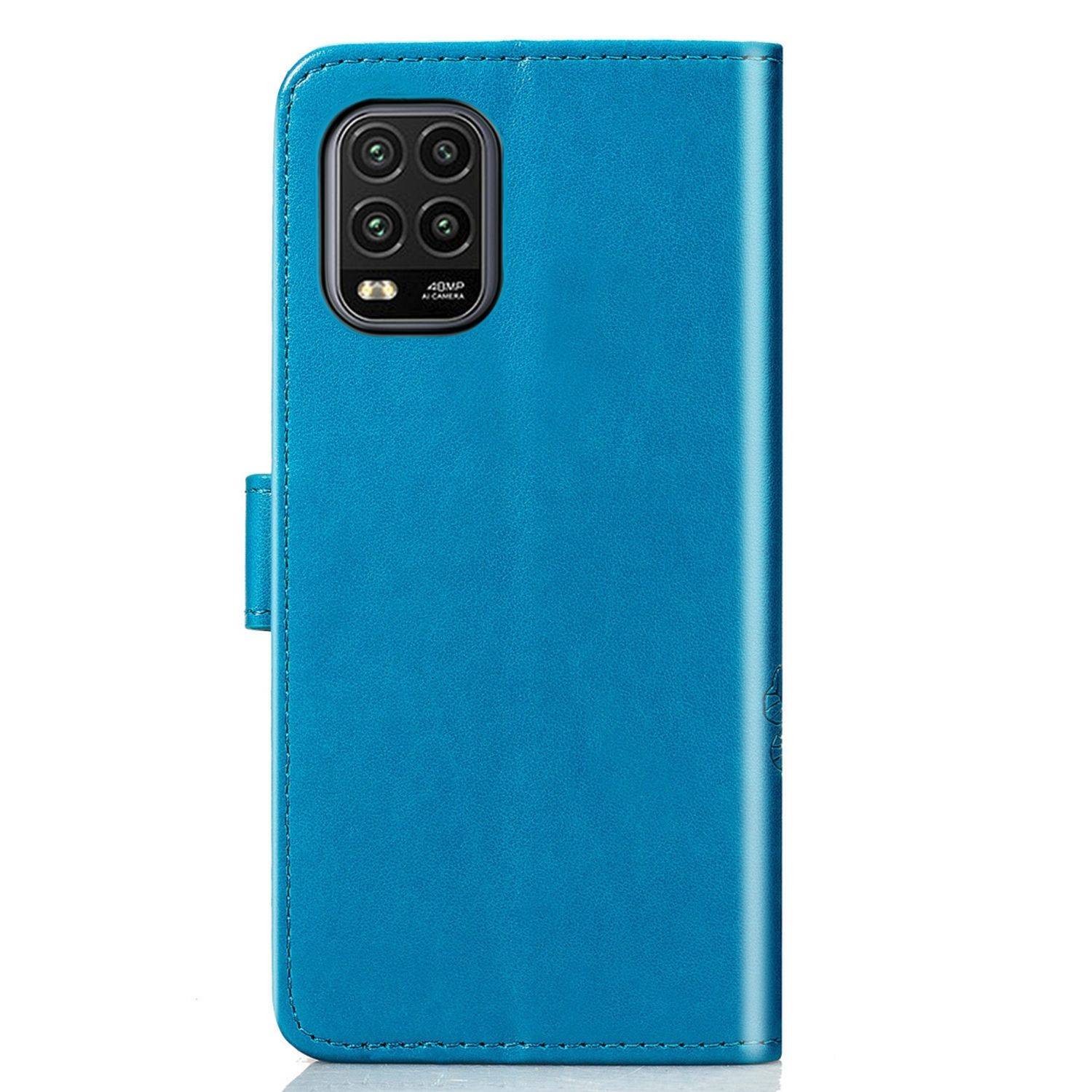 Xiaomi Mi 10 Lite 5G Handyhülle Bookcover Blau