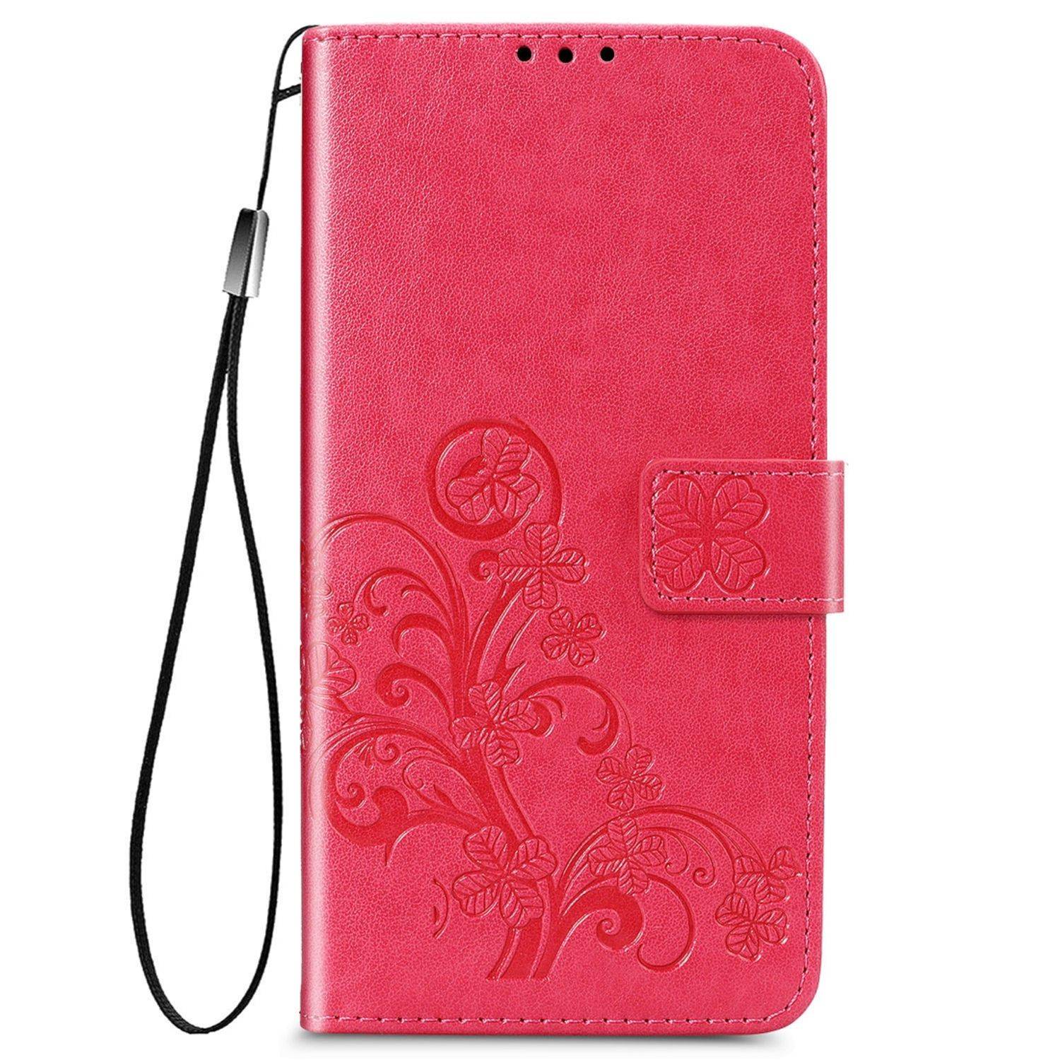 Hülle kompatibel mit Xiaomi Redmi 9A Kunstleder Handyhülle - Handy Case Rosa