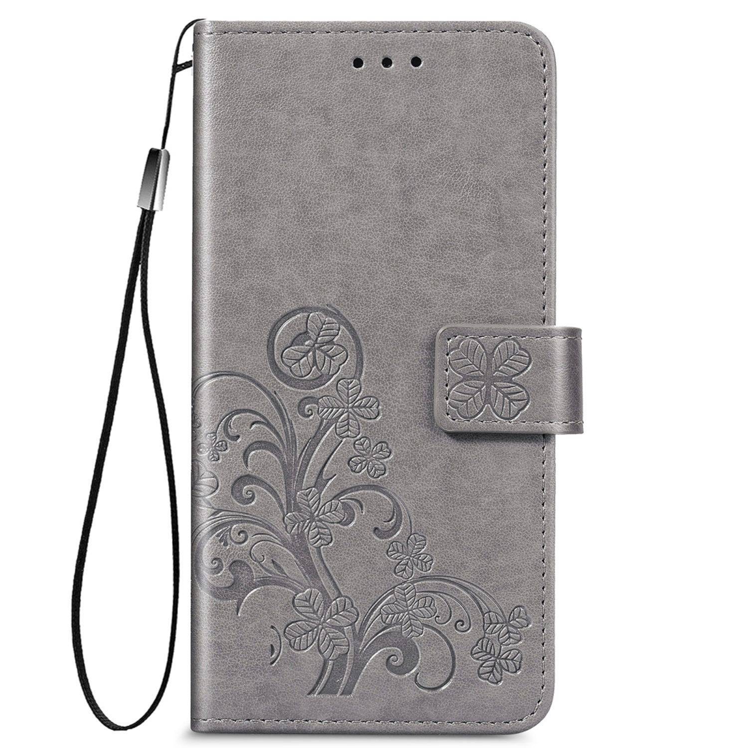 Xiaomi Redmi 9A Handyhülle Bookcover Grau