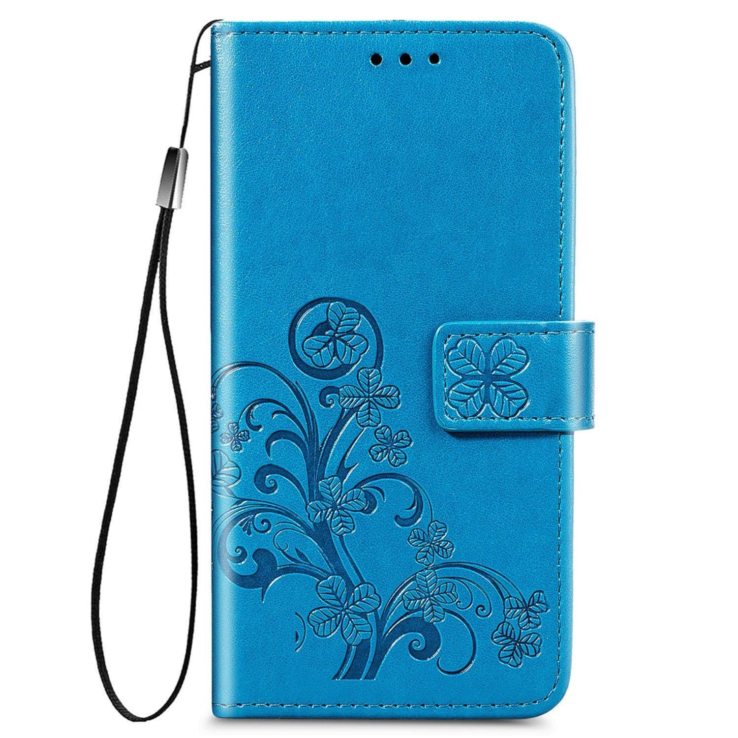 Xiaomi Redmi 9A Handyhülle Bookcover Blau