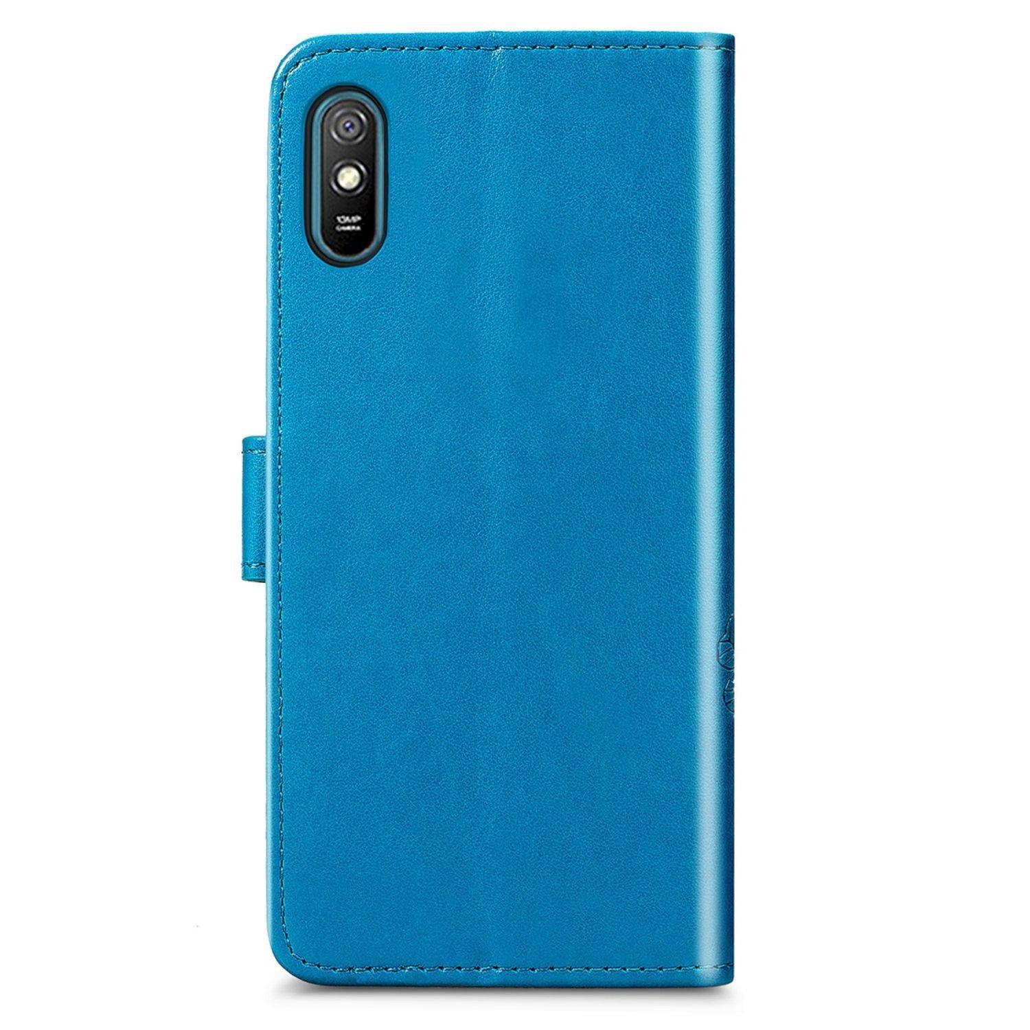 Xiaomi Redmi 9A Handyhülle Bookcover Blau