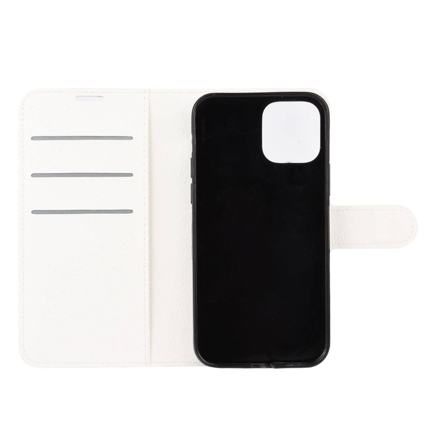 Apple iPhone 12 Pro Max Handyhülle Bookcover Weiß