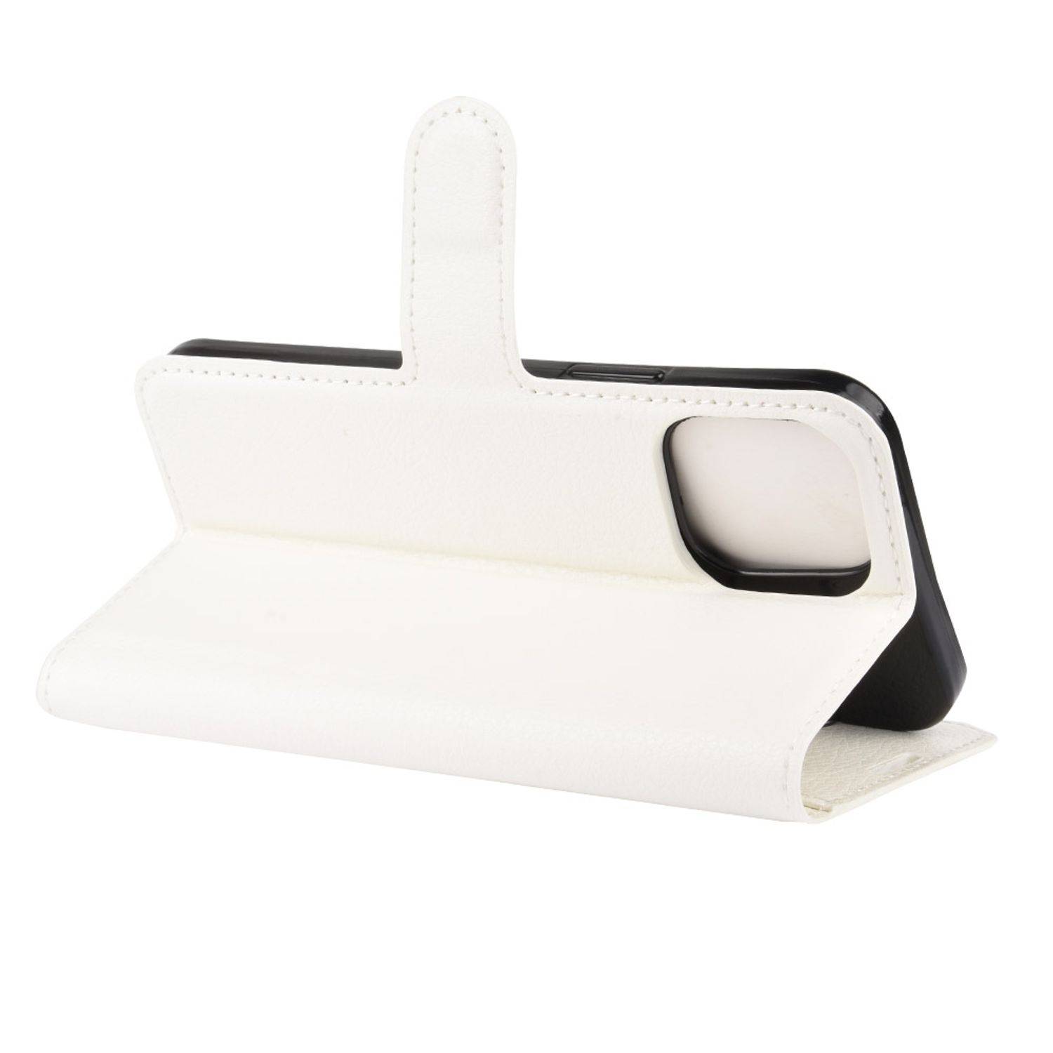 Apple iPhone 12 Pro Max Handyhülle Bookcover Weiß