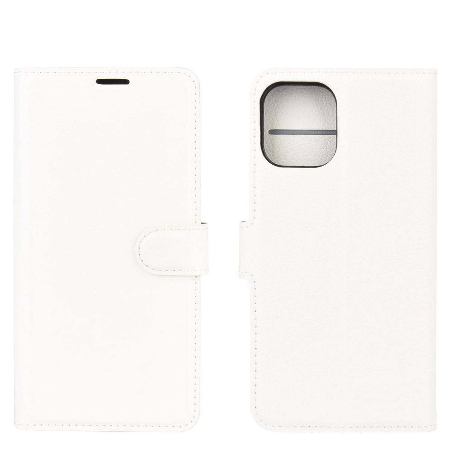 Apple iPhone 12 Pro Max Handyhülle Bookcover Weiß