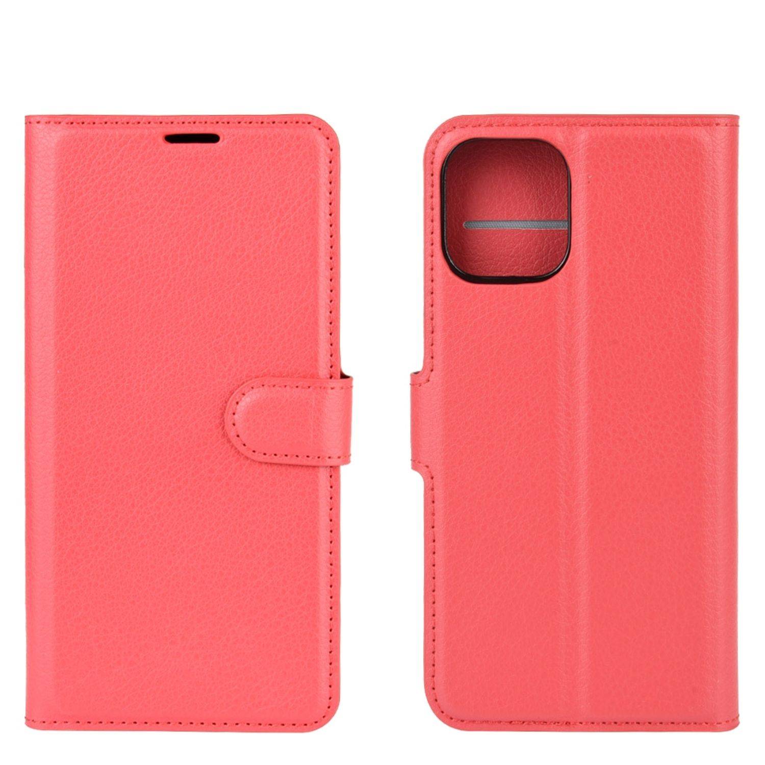 Apple iPhone 12 Pro Max Handyhülle Bookcover Rot