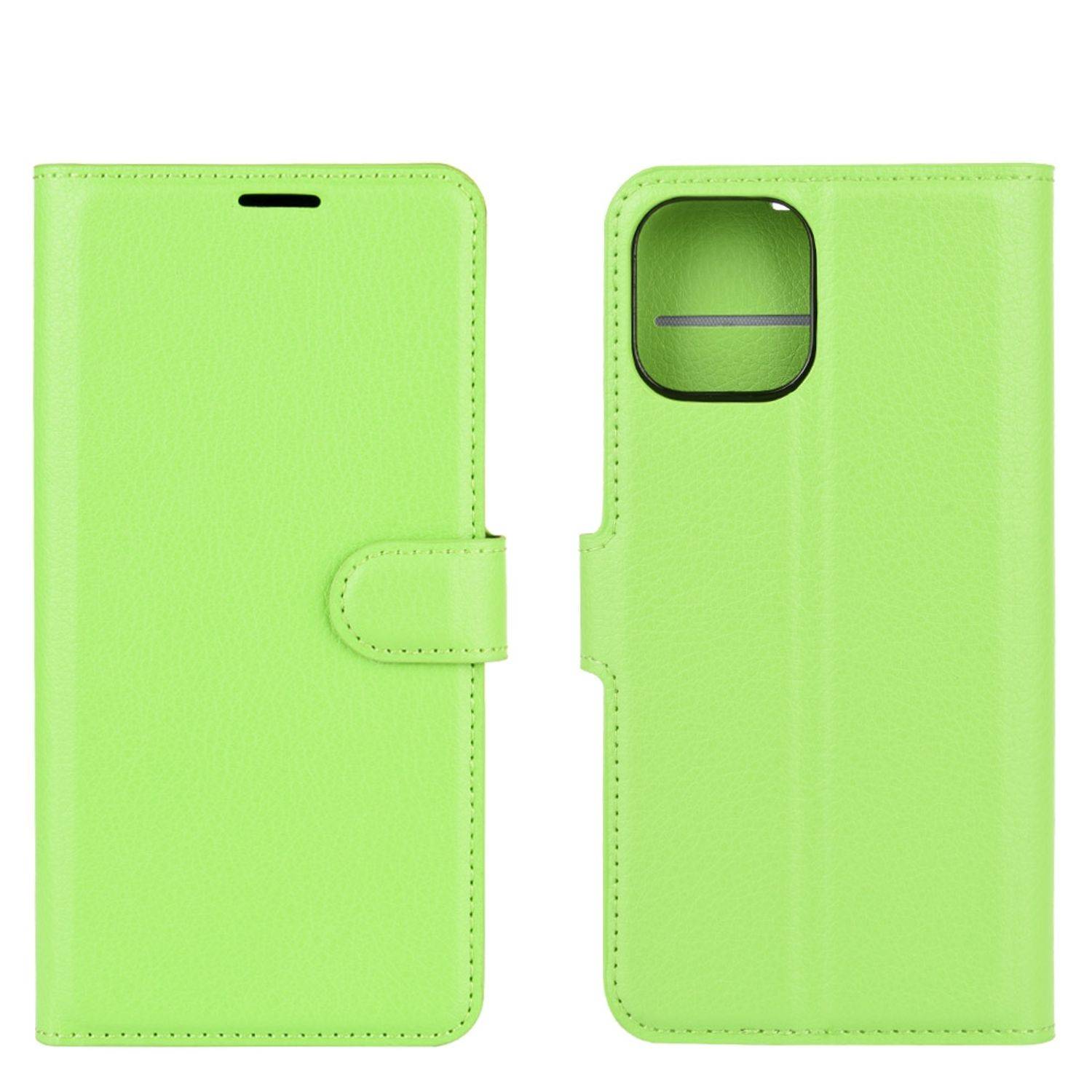 Apple iPhone 12 Pro Max Handyhülle Bookcover Grün