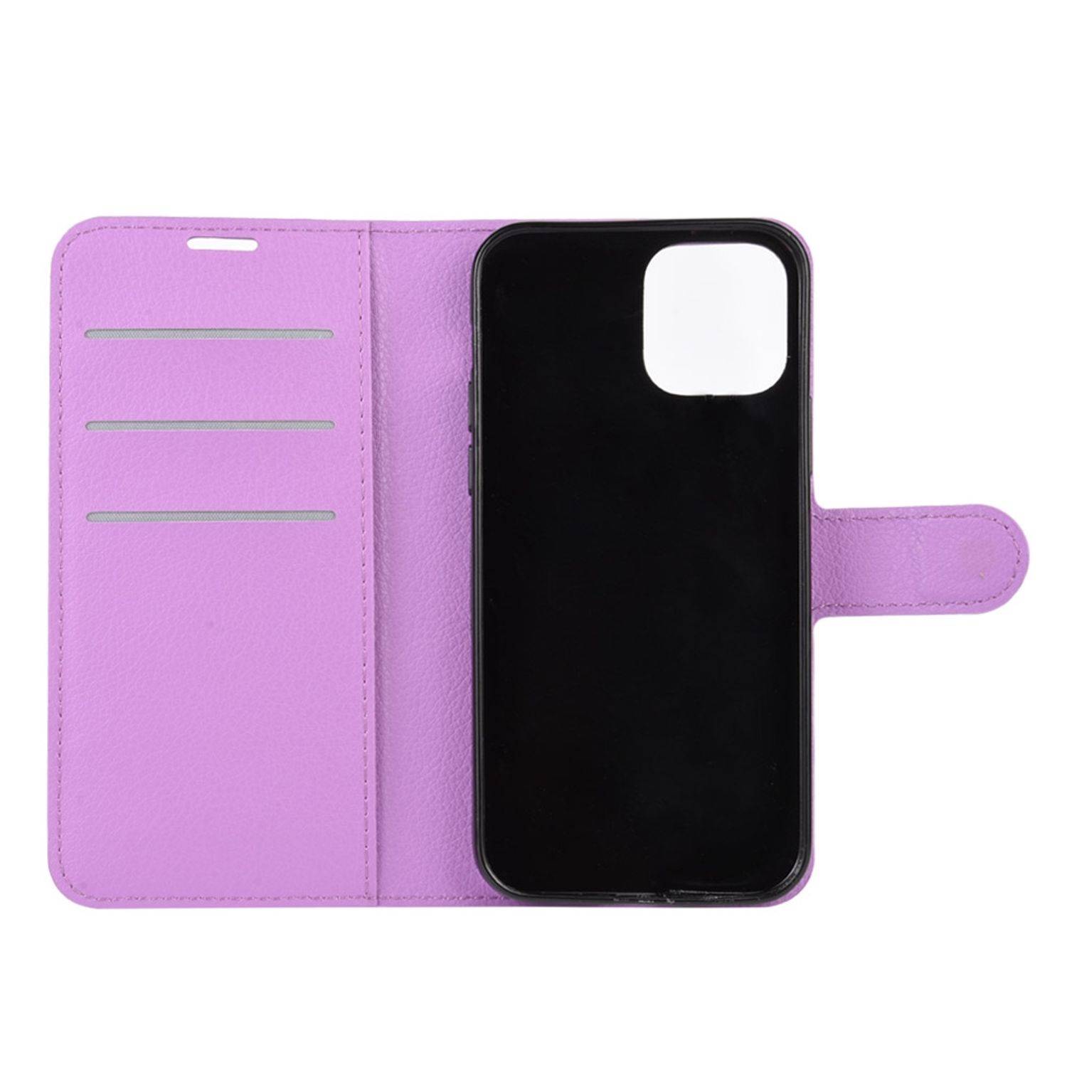 Apple iPhone 12 Mini Handyhülle Bookcover Violett