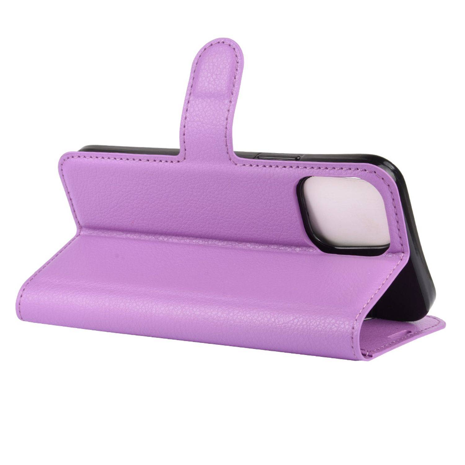 Apple iPhone 12 Mini Handyhülle Bookcover Violett